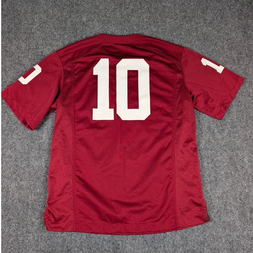 Nike Football Jersey Kids Large‎ Red Oklahoma Sooners #10 NCAA Team Fan Gear